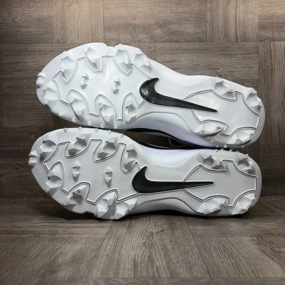 Nike Force Zoom Savage 3 Pro Mens Size 15 White Football Cleats NEW FJ8163-105